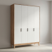 Шкаф 4-х створчатый "Марвэл" опора дерево